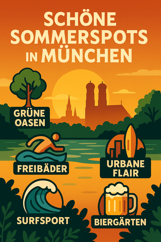 Schöne Sommerspots in München – Die besten Orte für Sonne, Spaß und Erfrischung - Capes